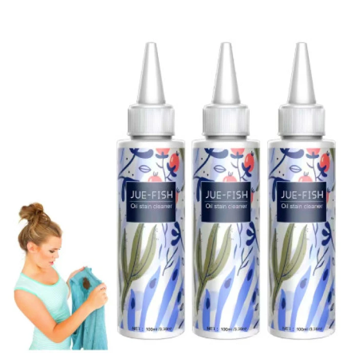 (3 pcs) JUE-FISH OIL stain cleaner (ডেলিভারি চার্জ সম্পূর্ণ ফ্রি)